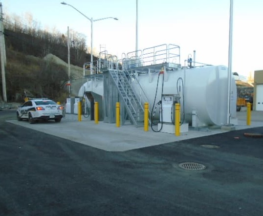 Ville de Saguenay, conception d'un nouveau poste de distribution en carburant pour le garage municipal
